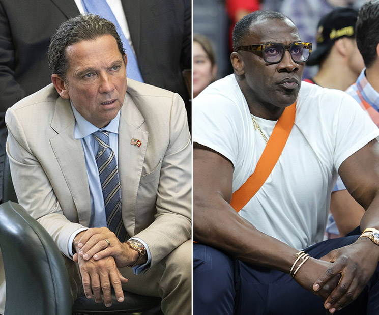 Photo of Tony Buzbee, Shannon Sharpe