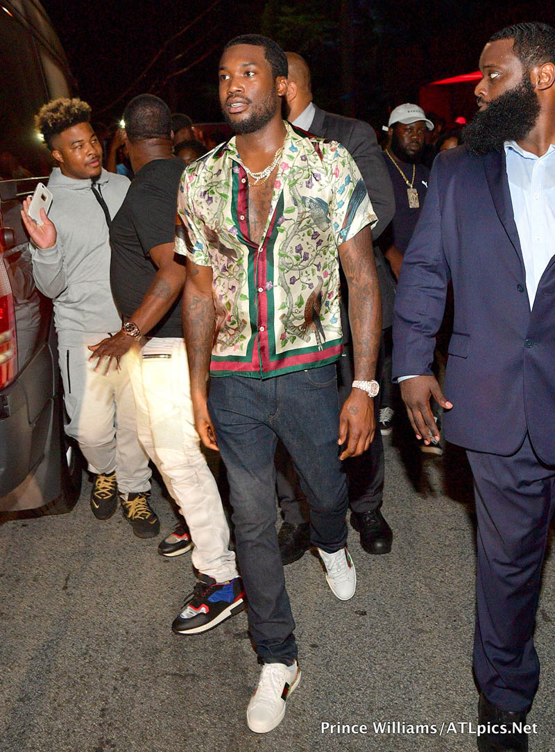 Celebs Out & About: Meek Mill & Jalen Mill Attend Milano Fashion Show