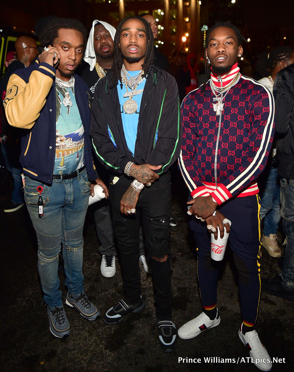 Migos Attend Gucci Mane Album Release Party At Gold Room In