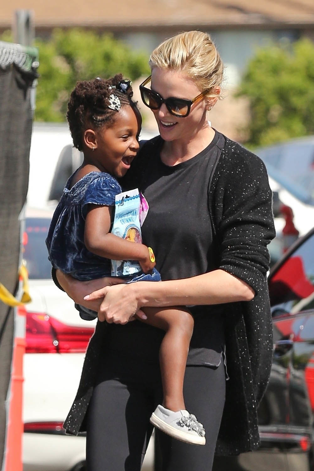 Charlize Theron and little August get some shopping done! | Sandra Rose