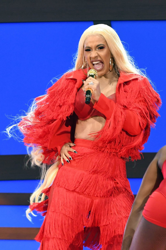 Rapper Cardi B Performs Live At The 2018 Global Citizens Music Festival ...