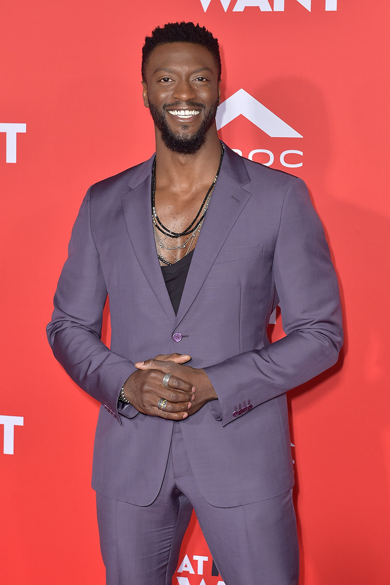 Aldis Hodge attends the US premiere of 'What Men Want’ in Los Angeles