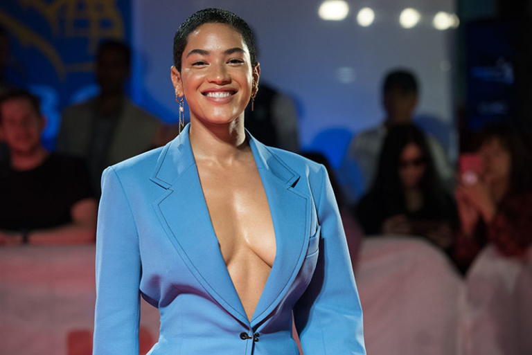 Mette Towley attended the red carpet at the 44th Toronto International