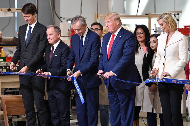 Trump’s Louis Vuitton Ribbon Cutting Ceremony Sparks Outrage, ‘Maybe Ivanka’s Going to Get Year ...