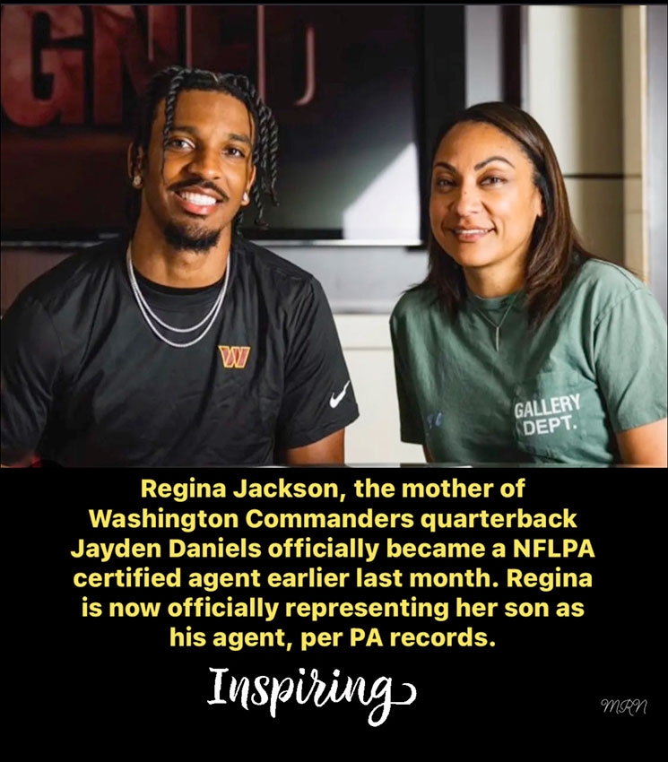 Jayden Daniels, Regina Jackson