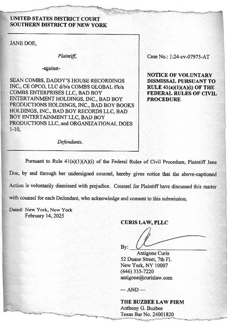 Jay-Z lawsuit dismissed