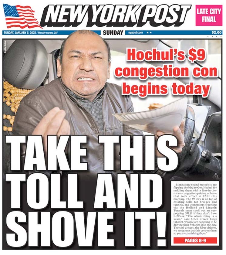 NYC congestion toll