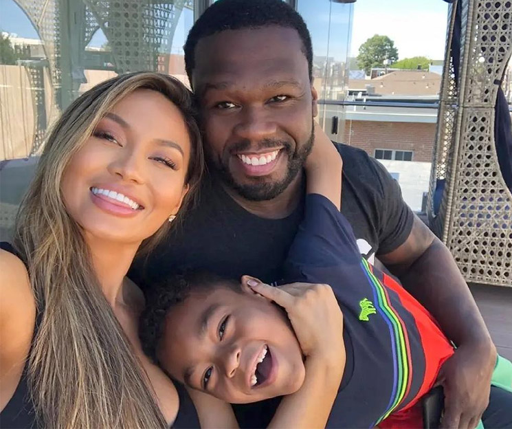 Photo of 50 Cent, Daphne Joy and their son