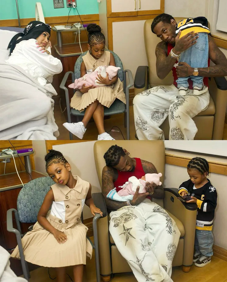 Photo of Cardi B, Offset and their children
