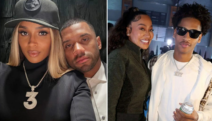 Photo of Ciara, Russell, La La, Kiyan