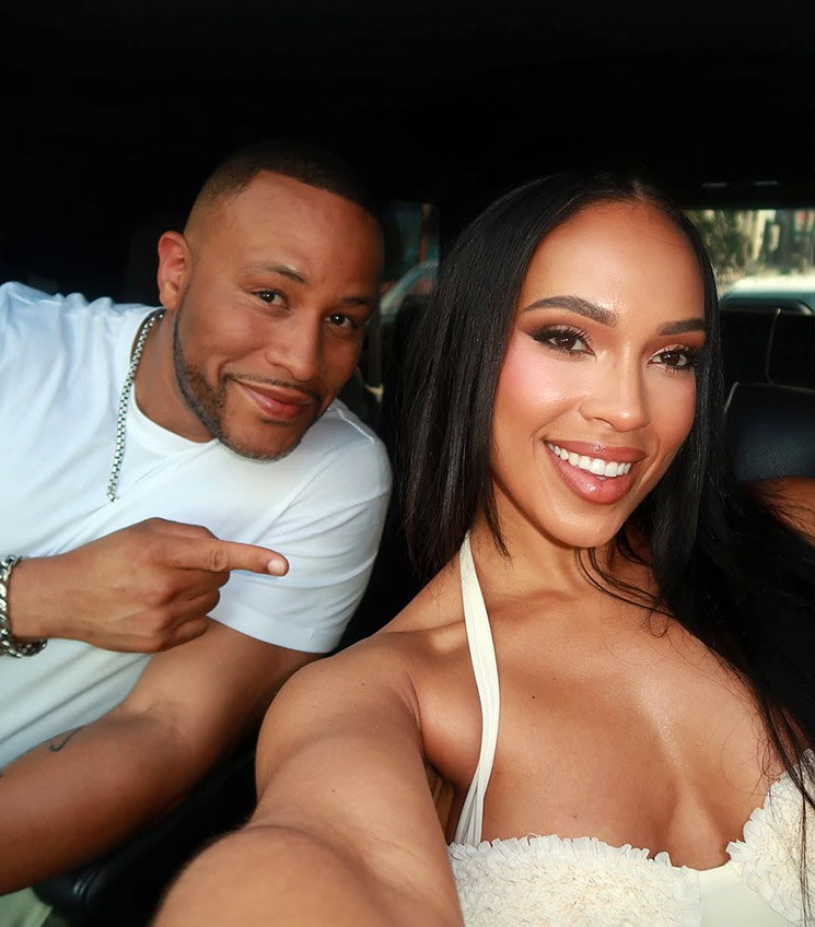 Photo of DeVon Franklin, Maria Castillo