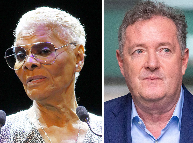 Photo of Dionne Warwick, Piers Morgan