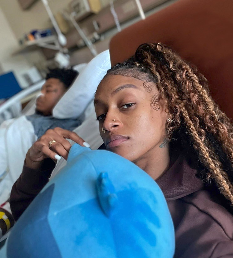 Photo of T-Hood and Kelsie Frost