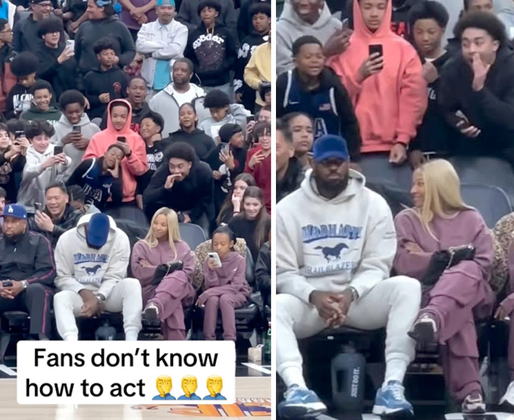 Photo of LeBron and Savannah James