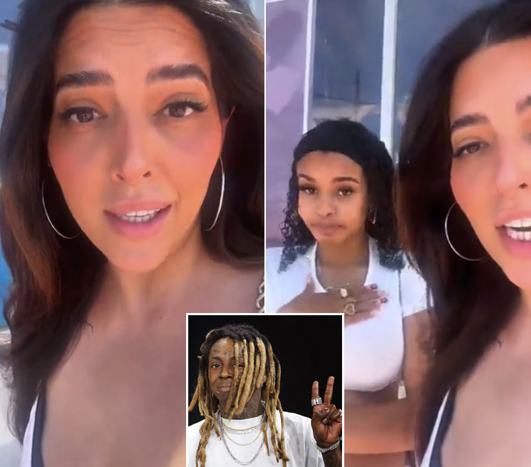 Photo of Lil Wayne, Denise Bidot