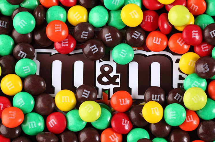Photo of M&Ms candy