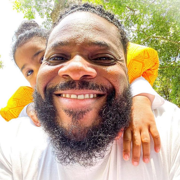 Photo of Malcolm-Jamal Warner and daughter