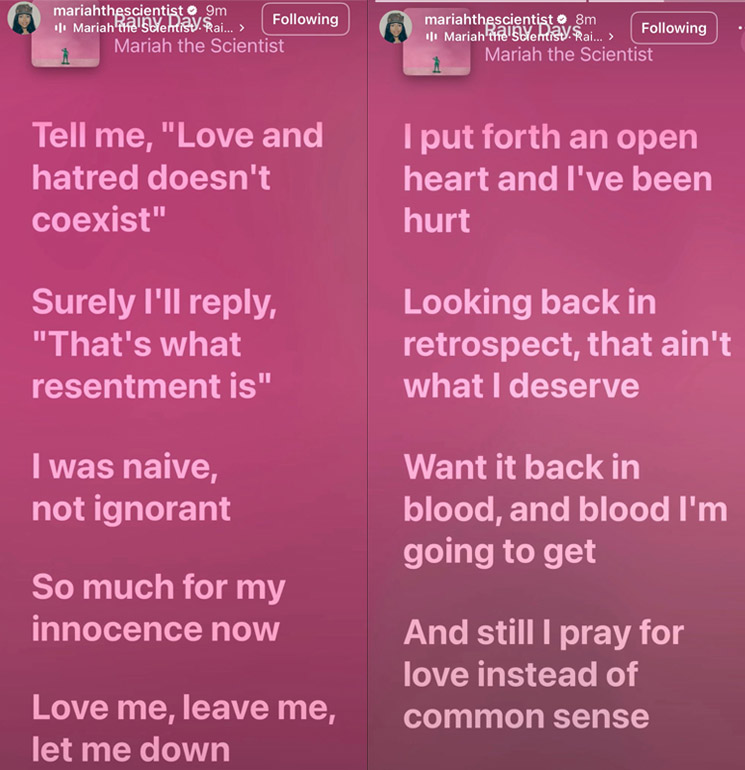 Photo of Mariah the Scientist post on Instagram