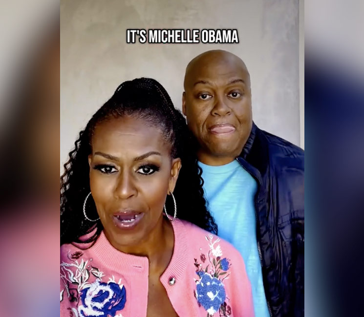 Photo Michelle Obama and Craig Robinson