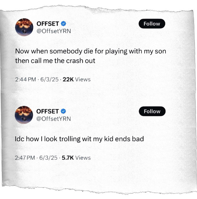 Photo of offset posts