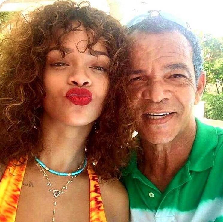 Photo of Rihanna and Ronald Fenty