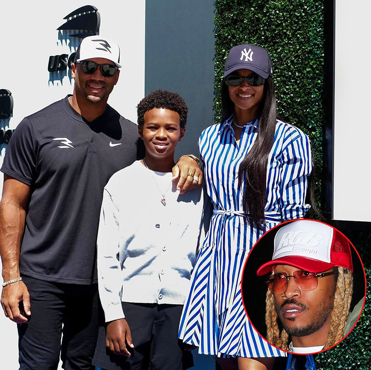 Photo of Russell Wilson, Ciara Wilson, Future Zahir