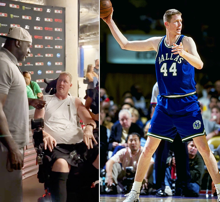 Photo of Shaquille O'Neal, Shawn Bradley