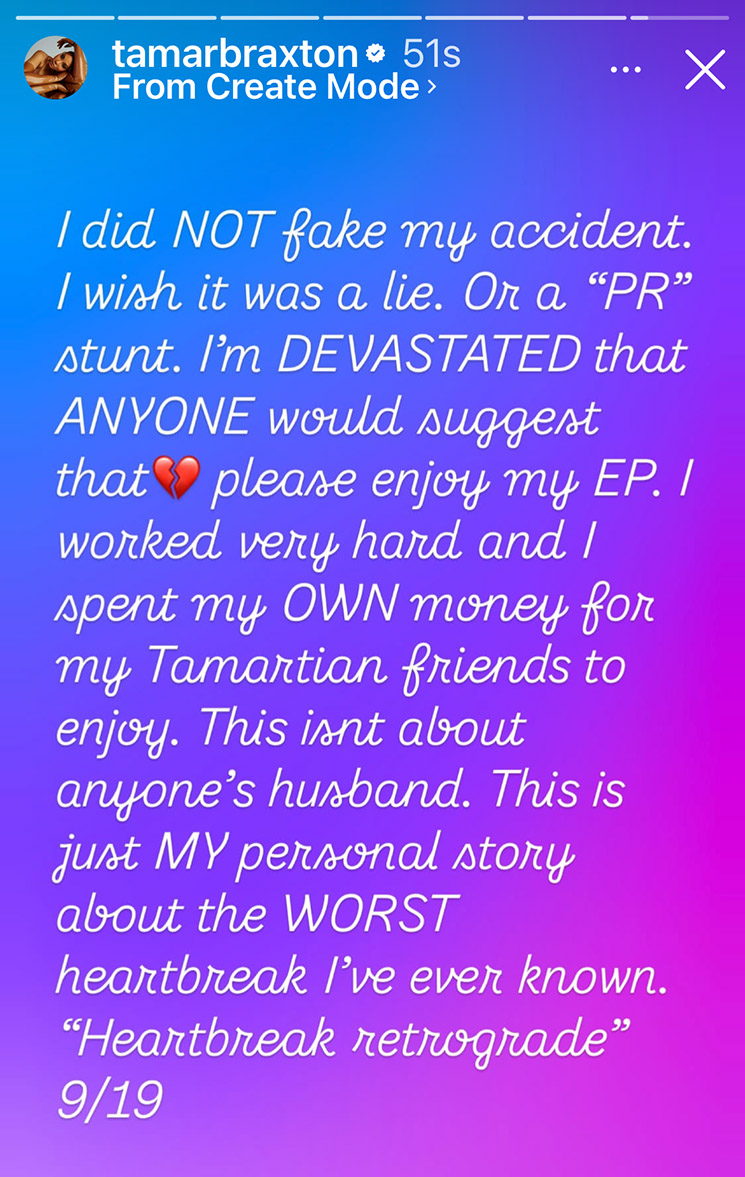 Photo of Tamar Braxton post