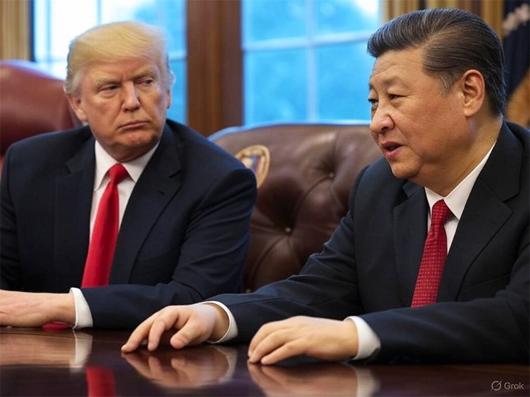 Photo of President Donald Trump, President Xi