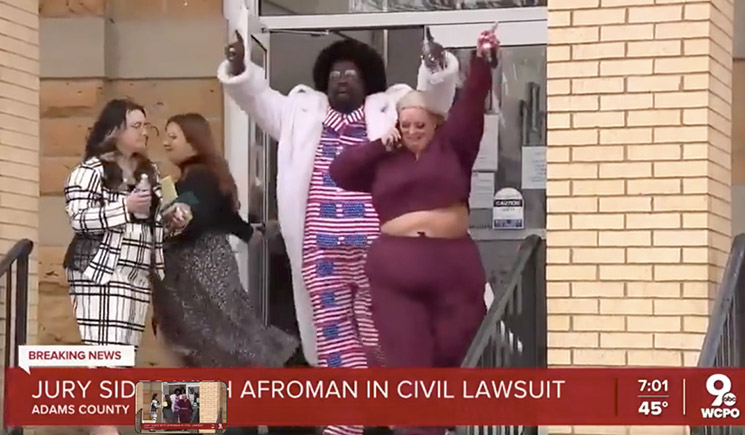 Photo Afroman leaving court