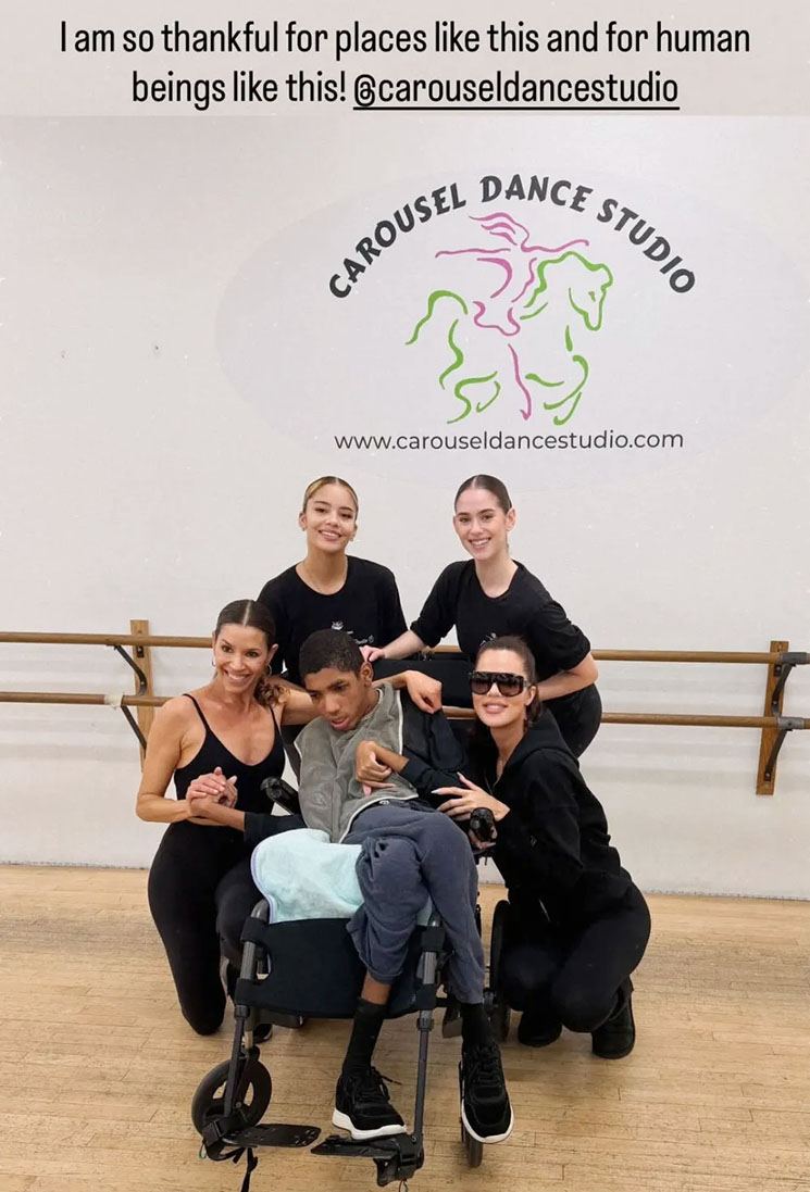 Photo of Khloe Kardashian and Amari Thompson