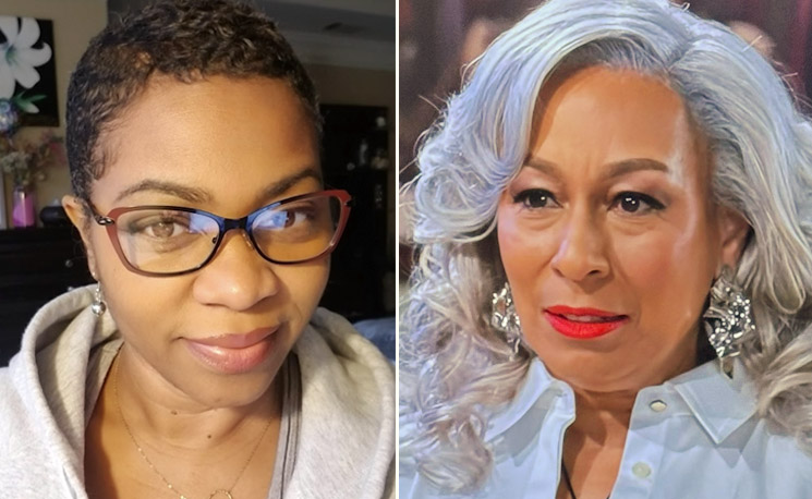 Photo of April D. and Tamara Tunie as Anita Dupree