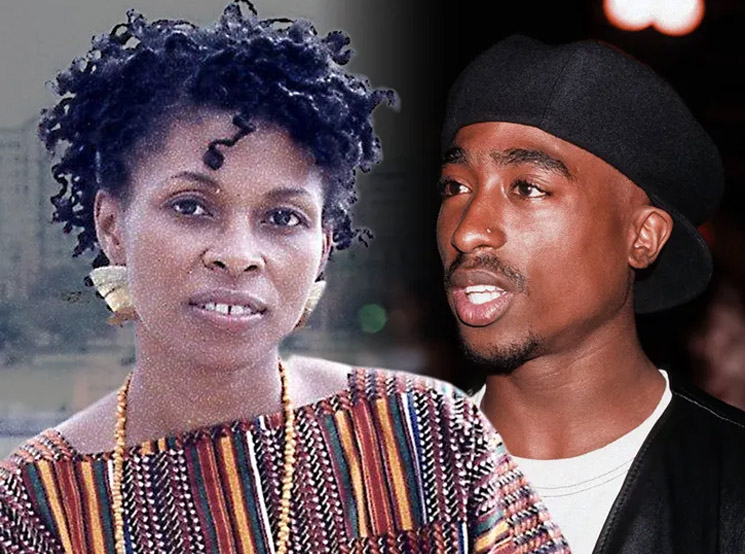 Photo of Assata Shakur, Tupac Shakur