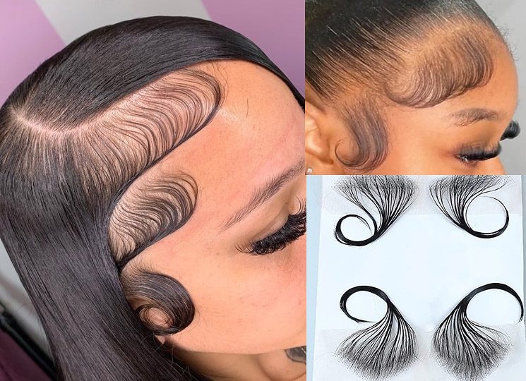 Photo of edges, baby hairs