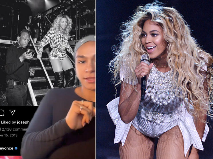 Photo of Beyonce, Mairi and Terry Cooley