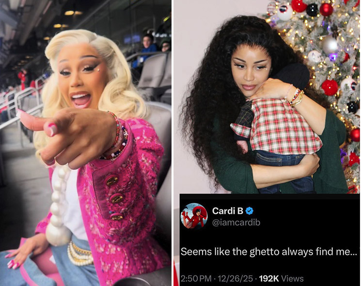 Photo of Cardi B and her infant son