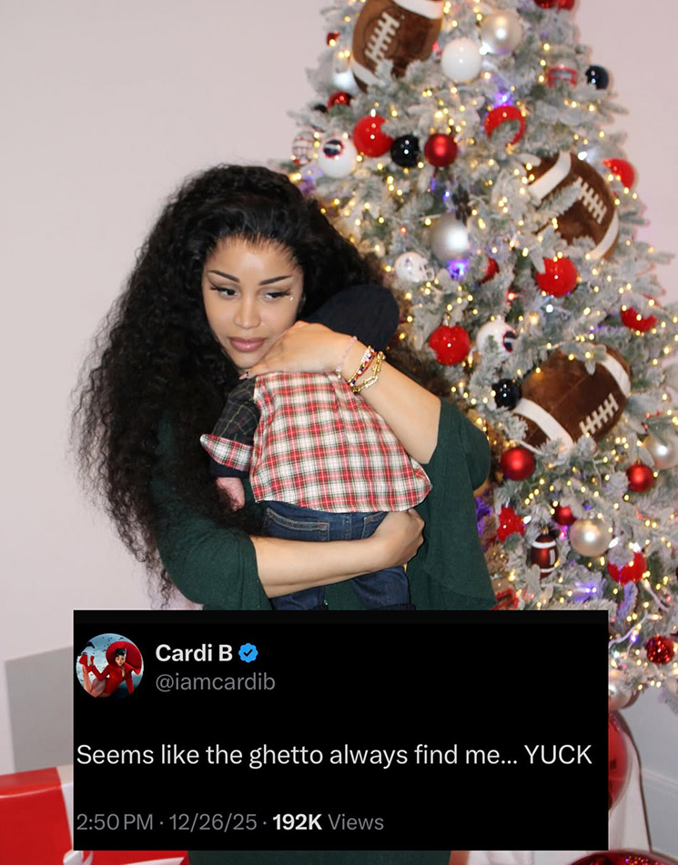 Photo of Cardi B and youngest son