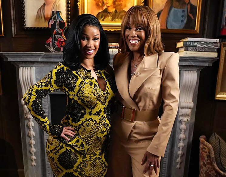 Photo of Cardi B, Gayle King