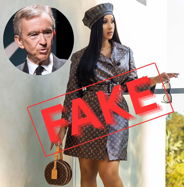 Photo of Cardi B, Bernard Arnault