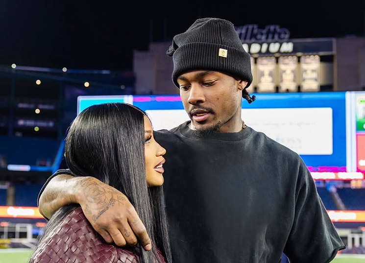 Photo of Cardi B and Stefon Diggs