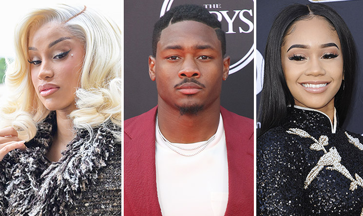 Photo of Cardi B, Stefon Diggs, Saweetie