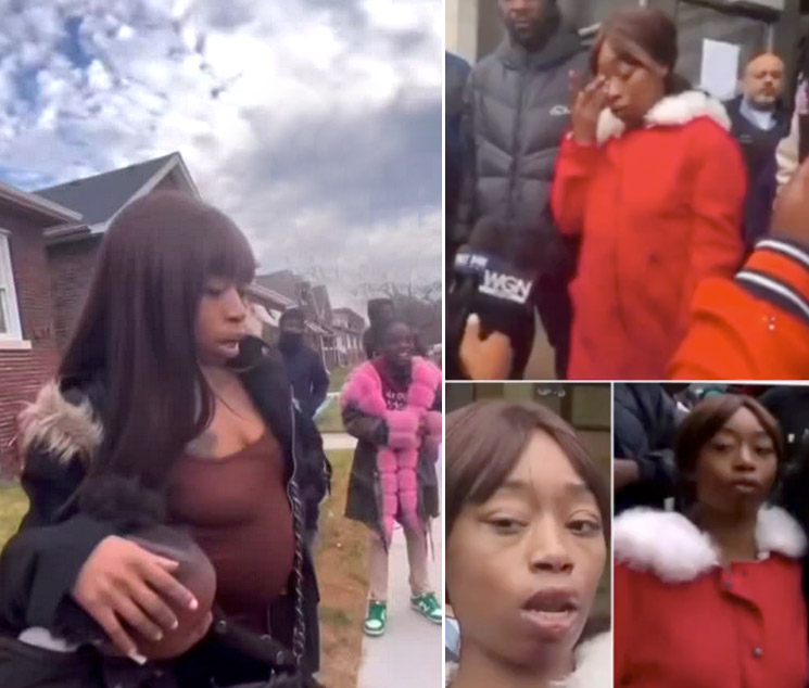 Photo Carshawnda Hatter during attack in Chicago