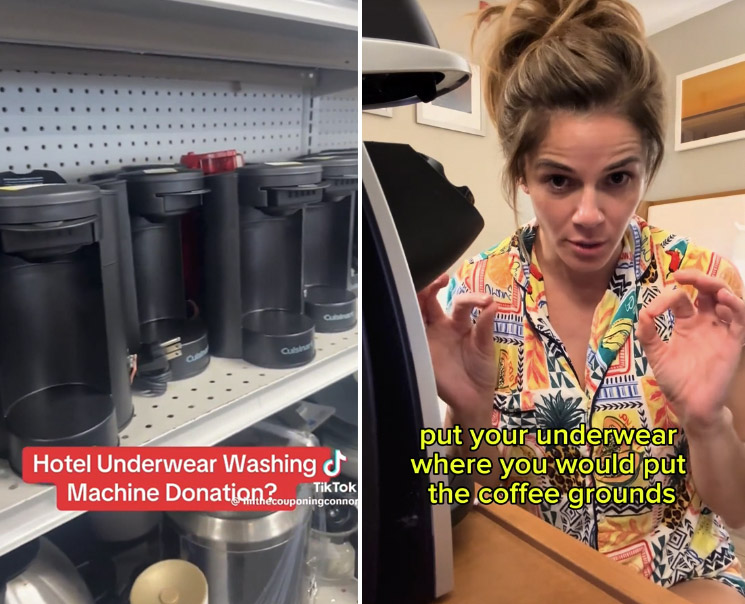 Photo of coffee makers at Goodwill store