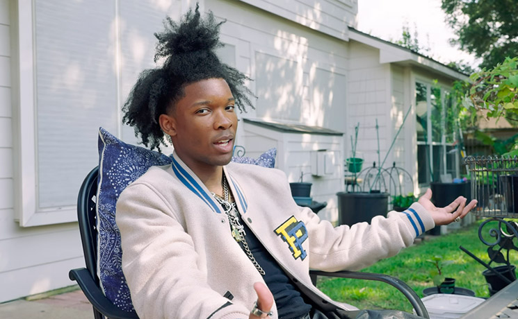 Photo of D4vd at home in Texas