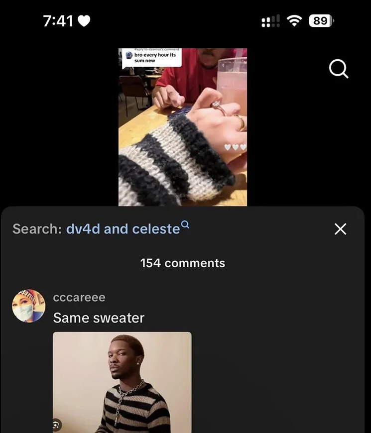 Photo of Celeste Rivas and D4vd