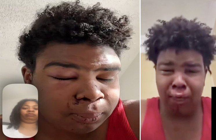 Photo of Chaquilla Ta'Junea and her son, Dekoda