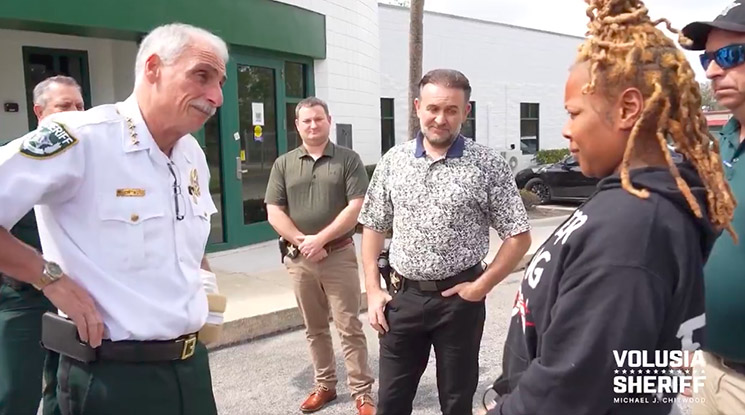 Photo of Sheriff Mike Chitwood, D'Zyre Youngblood