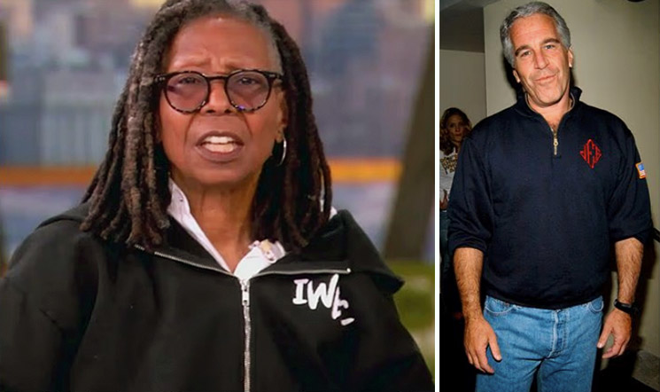 Photo of Whoopi Goldberg, Jeffrey Epstein