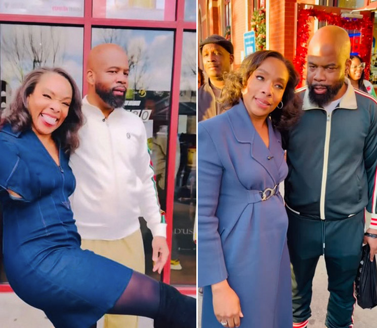 Photo of Fawn Weaver and former classmate