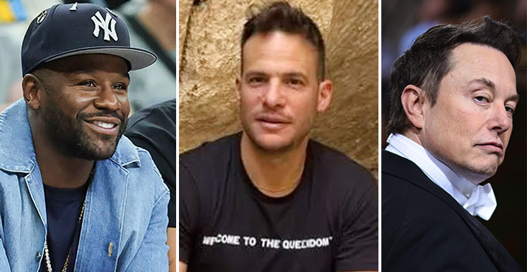 Photo of Floyd Mayweather, Jayson Winer, Elon Musk